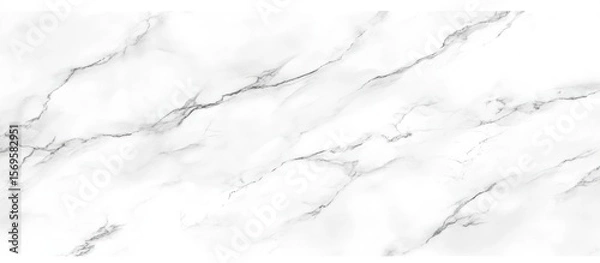 Fototapeta Elegant marble texture in white and gray shades, seamless and smooth surface