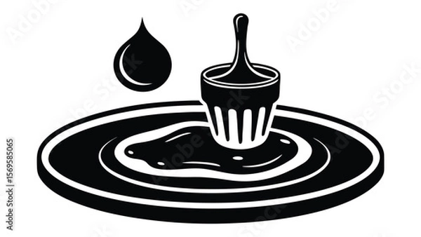 Obraz cake with chocolate