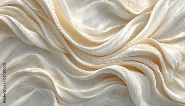 Fototapeta Cream pastel abstract surface with minimal texture and soft diffusion