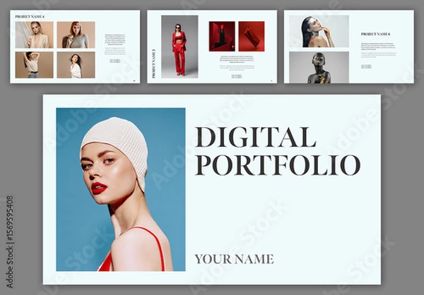 Obraz Digital Portfolio Layout