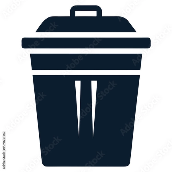 Obraz vector trash bin icon