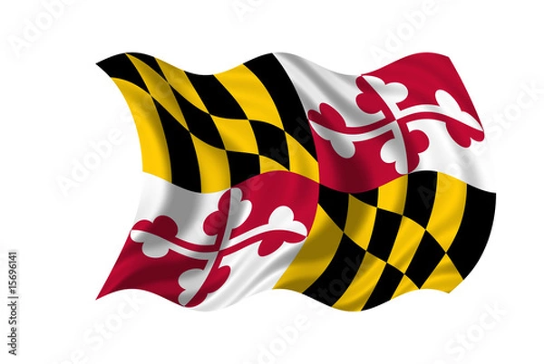 Fototapeta Maryland Flag