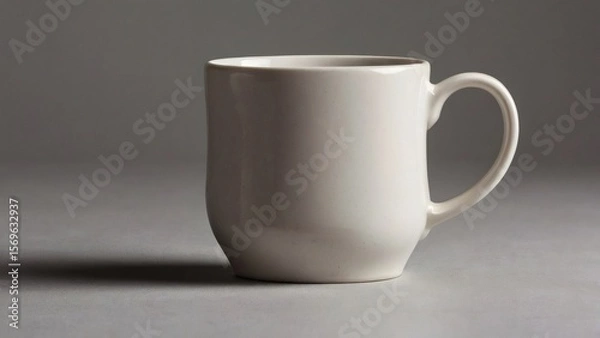 Obraz Ceramic Coffee Cup on White