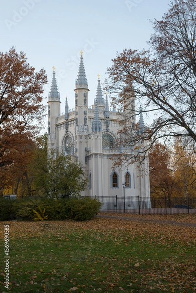 Fototapeta Gothic chapel in Alexandria park