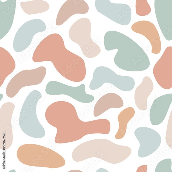 Fototapeta Hand drawing texture seamless print design. Vector illustration design for fashion fabrics and textiles.	
