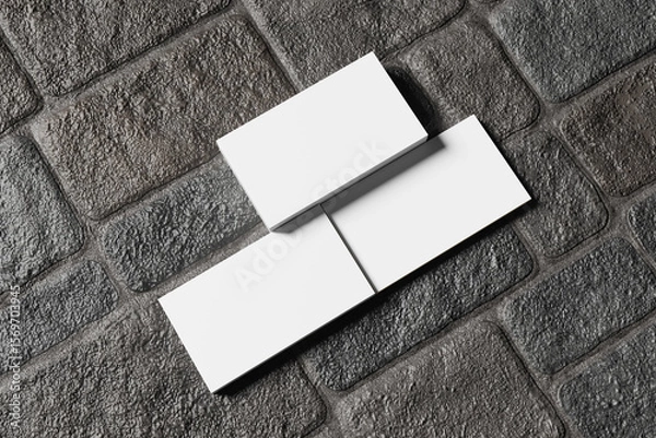 Fototapeta Realistic Corporate Card Mockup for showcasing your design to clients