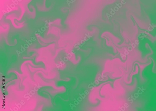 Obraz Pink and green blur gradient background 