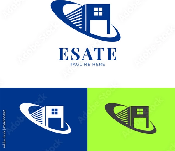 Obraz Modern Architecture Logo – Sleek, Minimal, and Professional Building Design