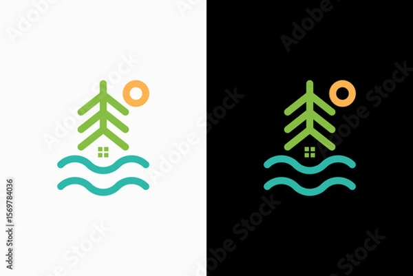 Obraz Outdoor Home Vector Logo Premium 