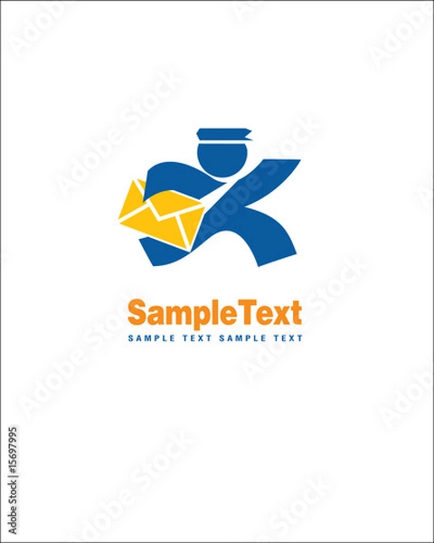 Fototapeta Postman sign