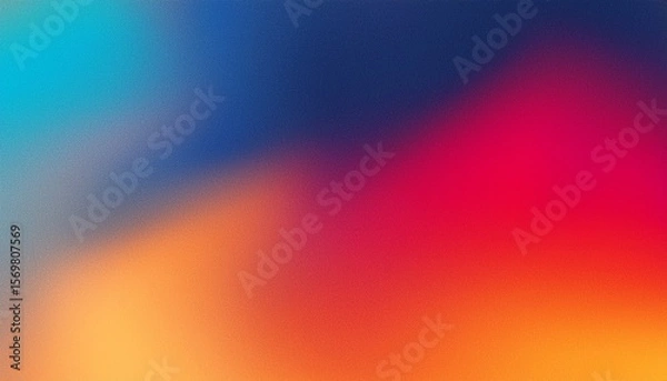 Fototapeta abstract color gradient background with noise abstract fire holographic blurred grainy gradient banner and header wallpaper texture for website or design n