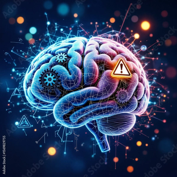 Obraz Brain Processing Alert