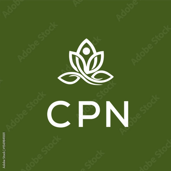 Obraz CPN logo design on white  background.