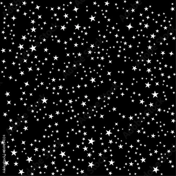Fototapeta Night with stars 100% vector