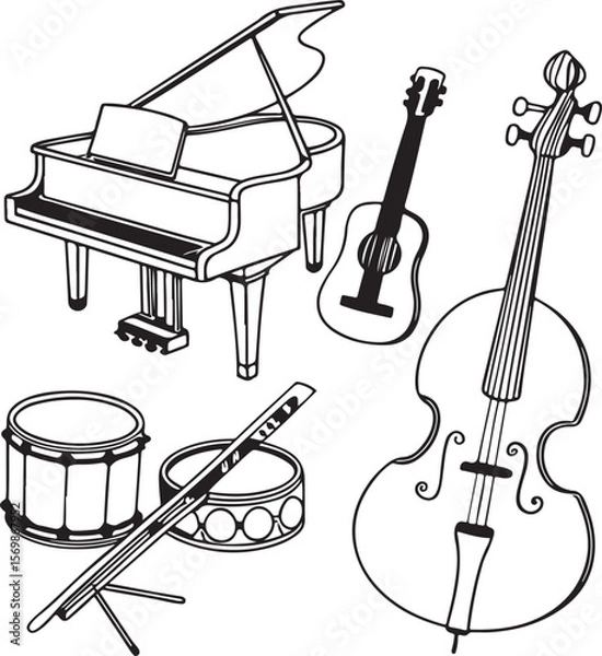 Obraz Adobe Illustrator Artwork  music-instrument