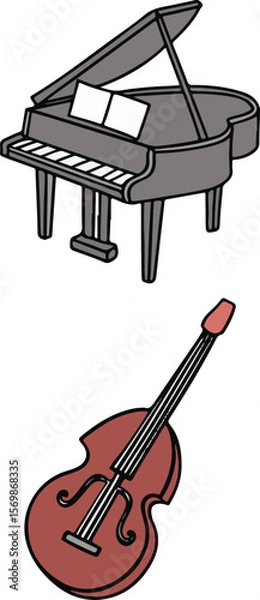 Obraz Adobe Illustrator Artwork  music-instrument