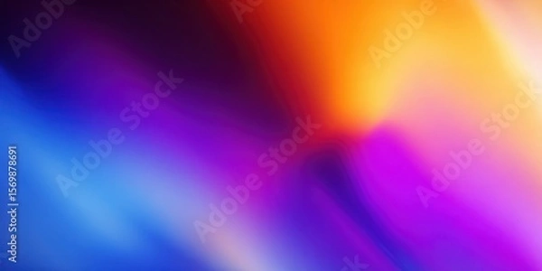 Fototapeta The Abstract Colorful Gradient Creating a Vibrant Background Design