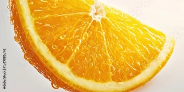 Fototapeta The Vibrant Orange Slice with Juicy Texture and Fresh Appeal.