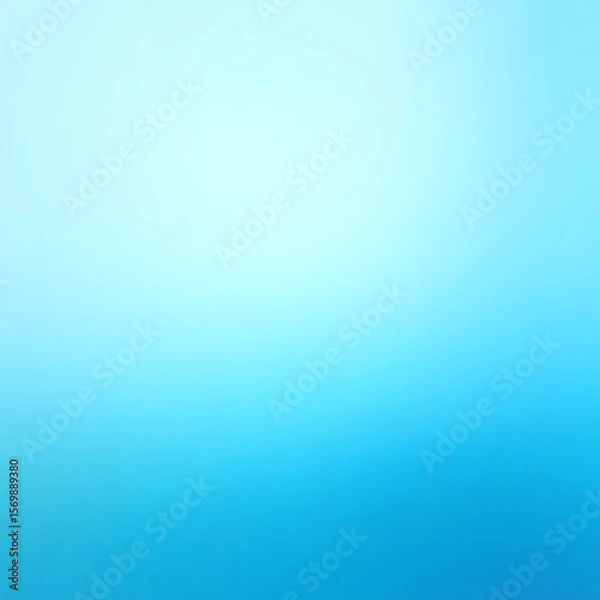 Fototapeta Abstract Blue Serenity: A captivating blend of cool azure hues creates a soothing, ethereal backdrop that embodies tranquility, perfect for evoking calm and serenity.
