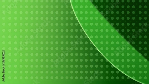 Fototapeta Abstract Green Textured Background: An abstract, visually appealing design with a blend of shades of green and dot patterns, presenting a sleek, modern aesthetic.