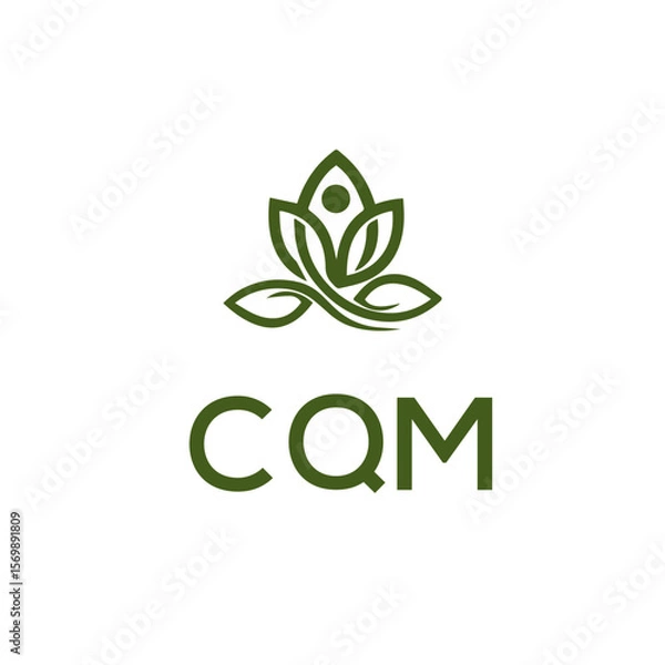 Obraz CQM Letter Initial Logo Design Template Vector Illustration