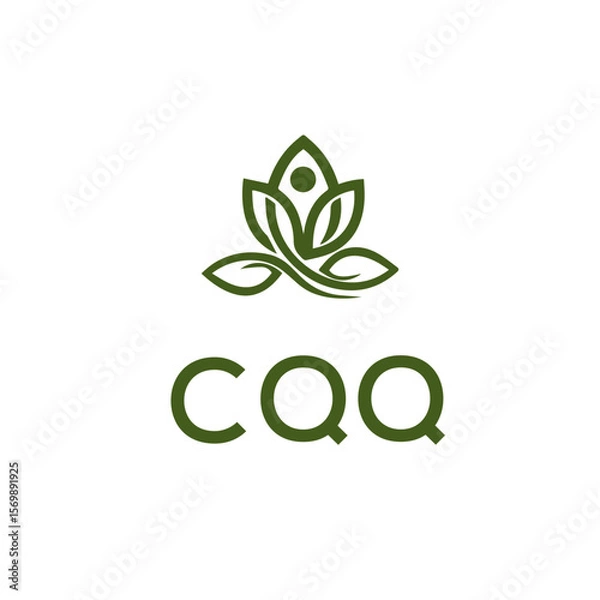 Fototapeta CQQ Letter Initial Logo Design Template Vector Illustration