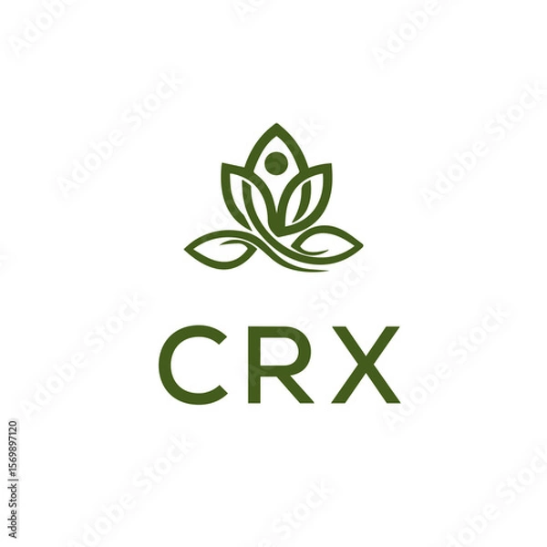 Fototapeta CRX Letter Initial Logo Design Template Vector Illustration