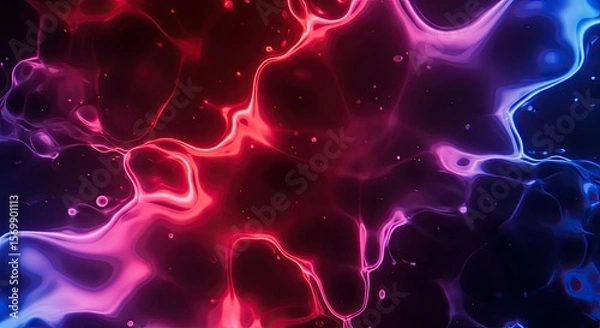 Fototapeta Liquid Chrome Abstract Tie Dye Background, Chrome Tie Dye Background – Fluid Abstract Design.
