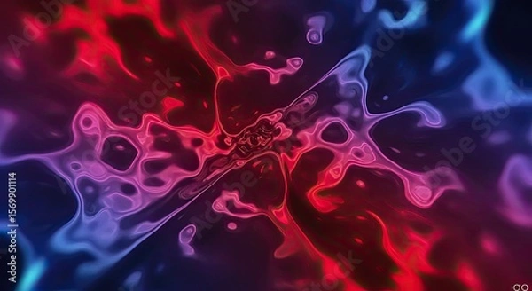 Obraz Liquid Chrome Abstract Tie Dye Background, Chrome Tie Dye Background – Fluid Abstract Design.