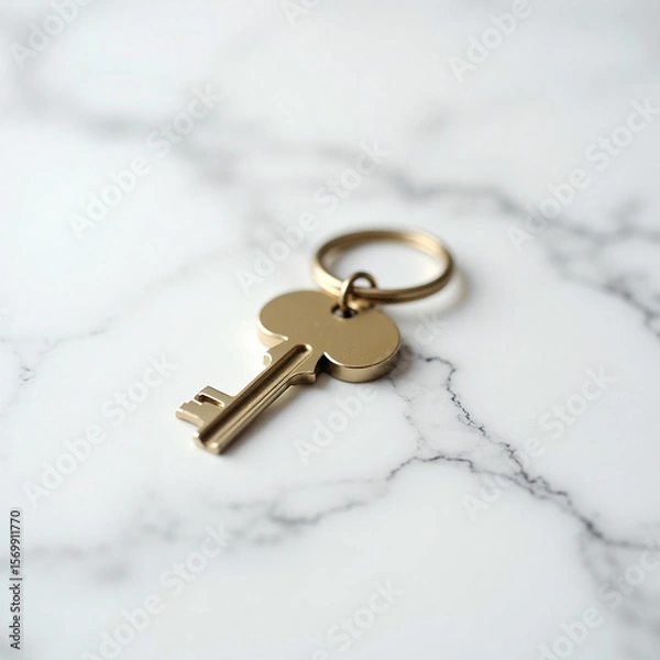 Obraz Four-leaf clover keychain