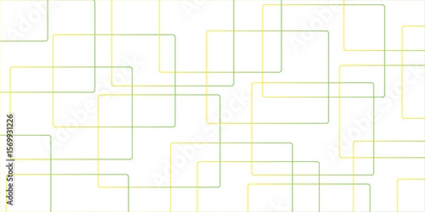 Fototapeta Minimalist abstract background with a white base, with a geometric pattern composed of thin.Modern, and elegant, appearance, ideal for tech, design, or corporate themes.