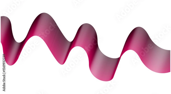 Fototapeta Blend Flowing Pink Color Curved Smooth Abstract Background Design Vector Illustration