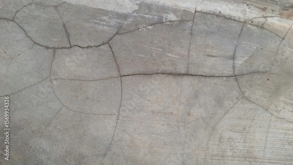 Obraz Weathered grunge concrete wall with distressed cement texture, rough aged stone surface for design elements