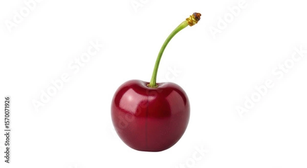 Obraz Isolated Dark Red Cherry