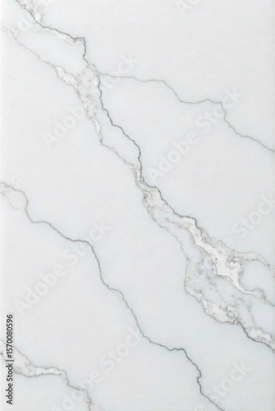 Fototapeta Smooth White Marble Slab Ready for Carving or Engraving Blank Canvas for Art, Craft, and Design Projects.  Perfect for Creative Inspiration and Copy Space.