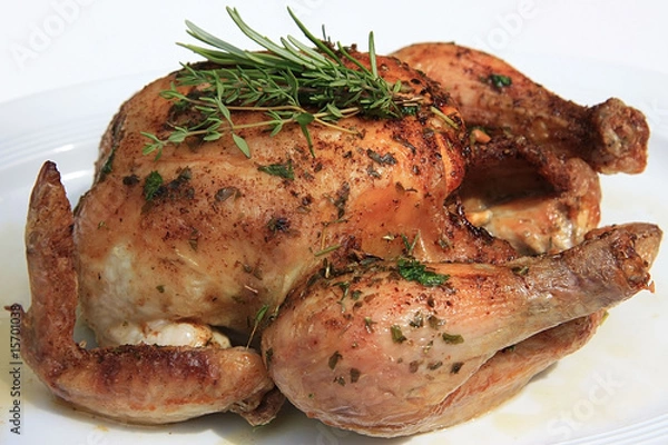 Obraz Hähnchen aus dem Backofen