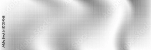 Fototapeta Halftone faded gradient texture. Halftone grunge squares background. Black and white sand noise wallpaper. Retro pixel background.