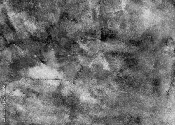 Fototapeta Black abstract grunge paper texture background. Dark grainy effect.	