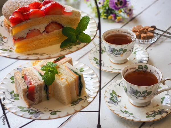 Fototapeta アフタヌーンティー