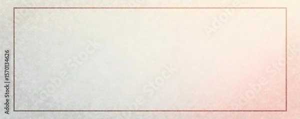 Fototapeta Elegant Minimalist Border Design Subtle Textured Frame for Websites, Invitations & Presentations