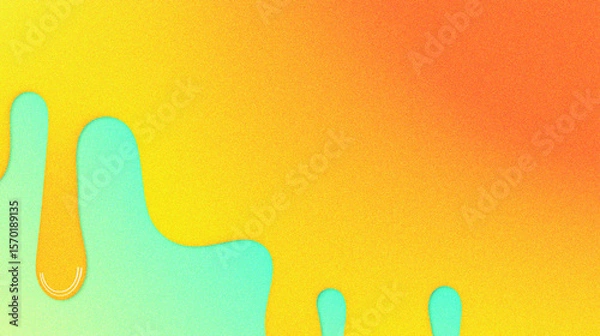 Fototapeta Generative AI, Playful Melting Paint Gradients
