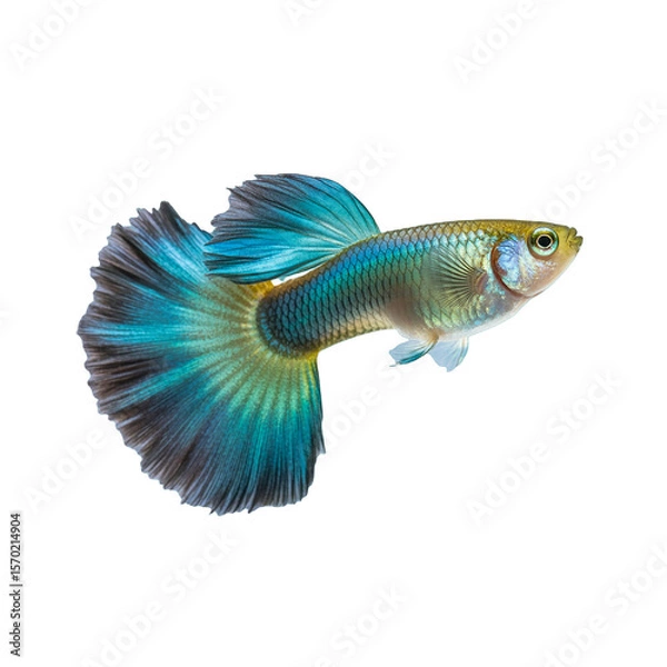 Obraz Colorful Guppy Fish with Vibrant Scales
