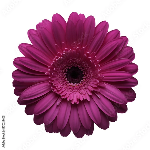 Obraz Close Up of a Deep Purple Gerbera Daisy