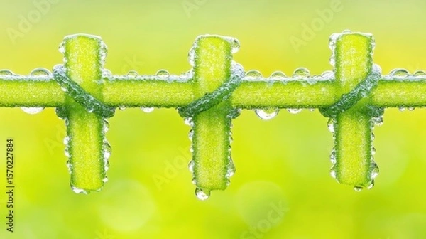 Obraz view of grass decorated with clouds and sunlight