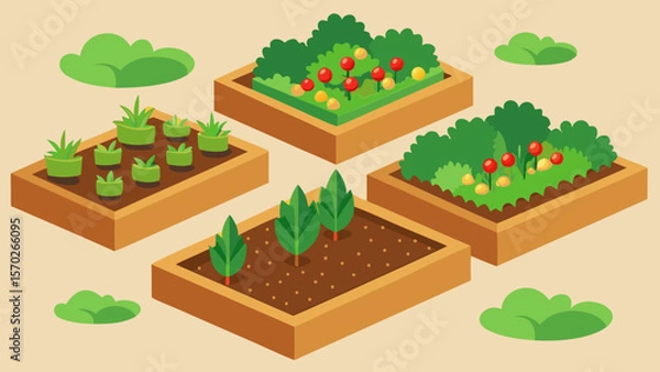 Obraz Elevated Garden Design  Creating Stunning Raised Garden Beds