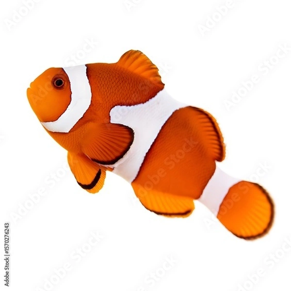 Fototapeta Close-up of an orange and white clownfish.