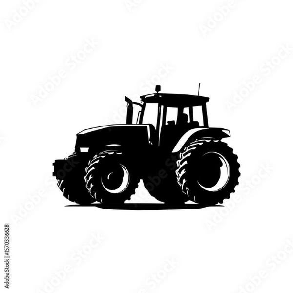 Fototapeta Traktor Vector