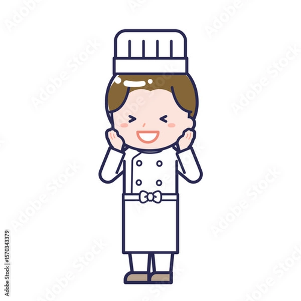 Obraz シェフ／ななめ／男性 21