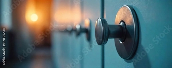 Fototapeta Secure File Cabinet Confidential Data Protection and Organizational Security