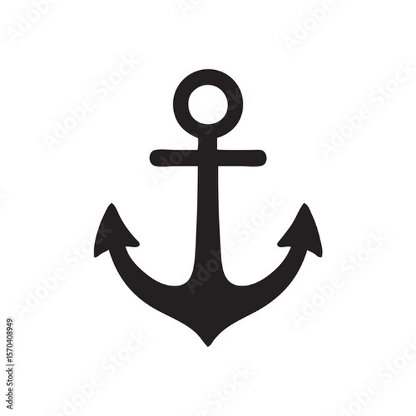 Obraz anchor on white background